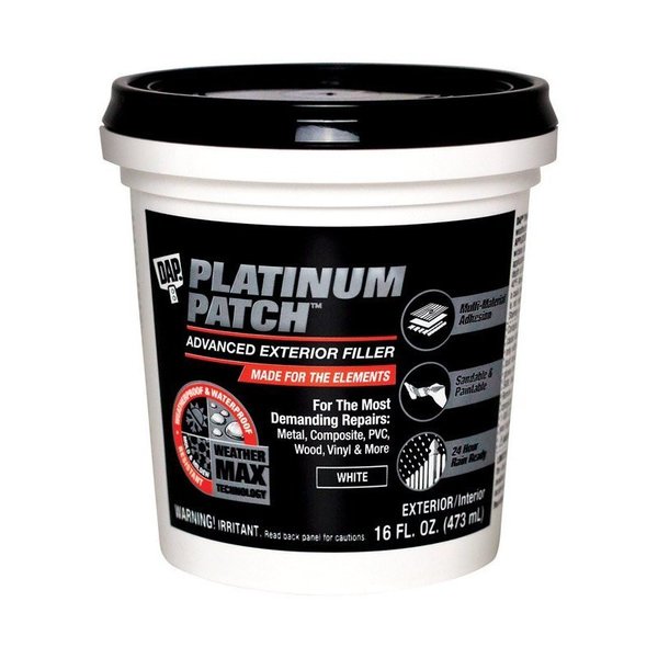 Dap Filler Exterior White 16Oz 7079818741